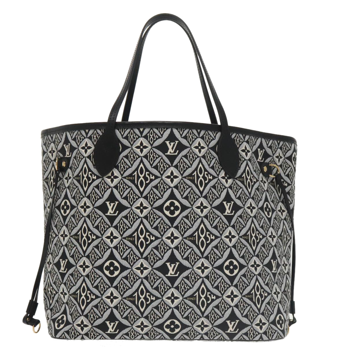 Louis Vuitton Black Canvas Neverfull