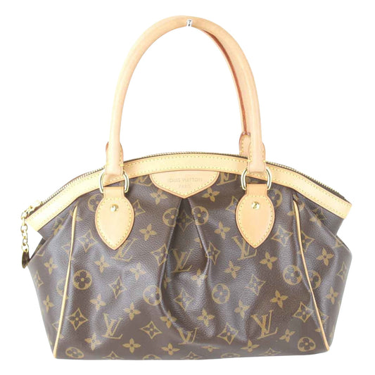 Louis Vuitton Brown Canvas Handbag