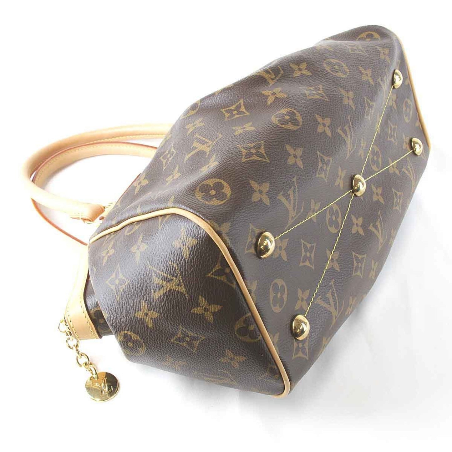 Louis Vuitton Brown Canvas Handbag