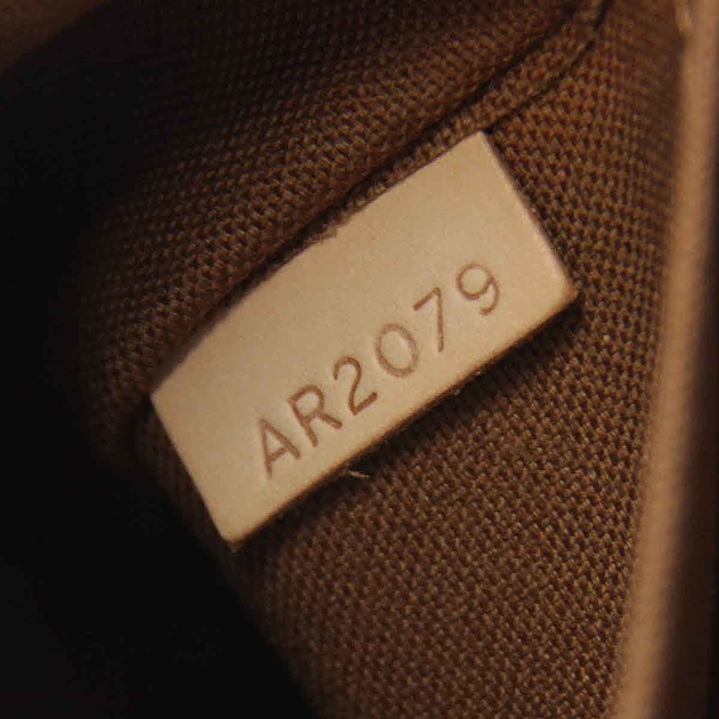 Louis Vuitton Brown Canvas Handbag