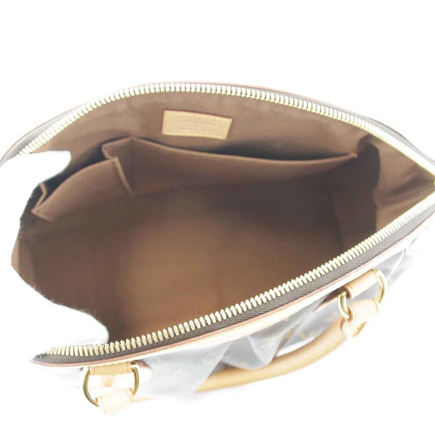 Louis Vuitton Brown Canvas Handbag
