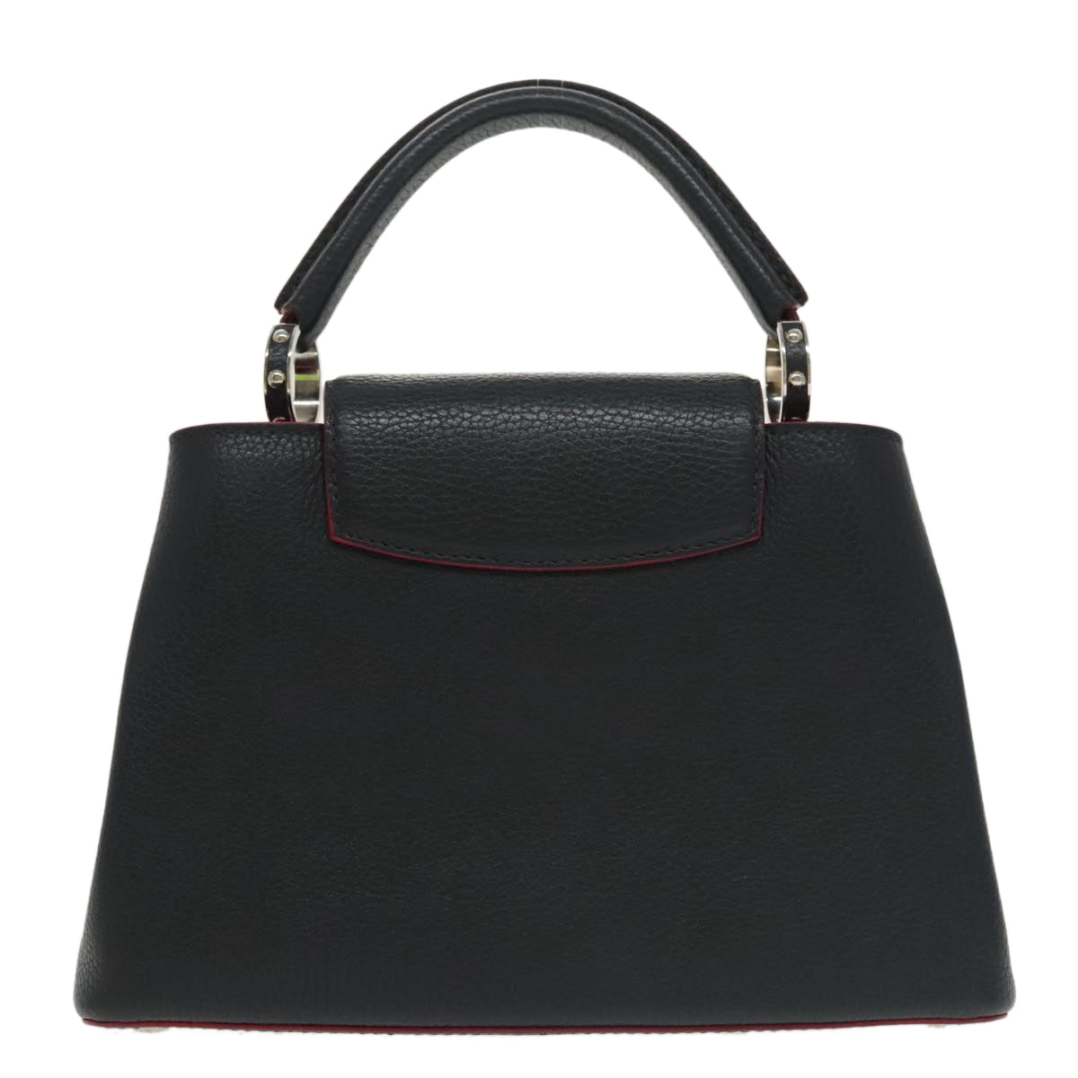 Louis Vuitton Black Leather Capucines