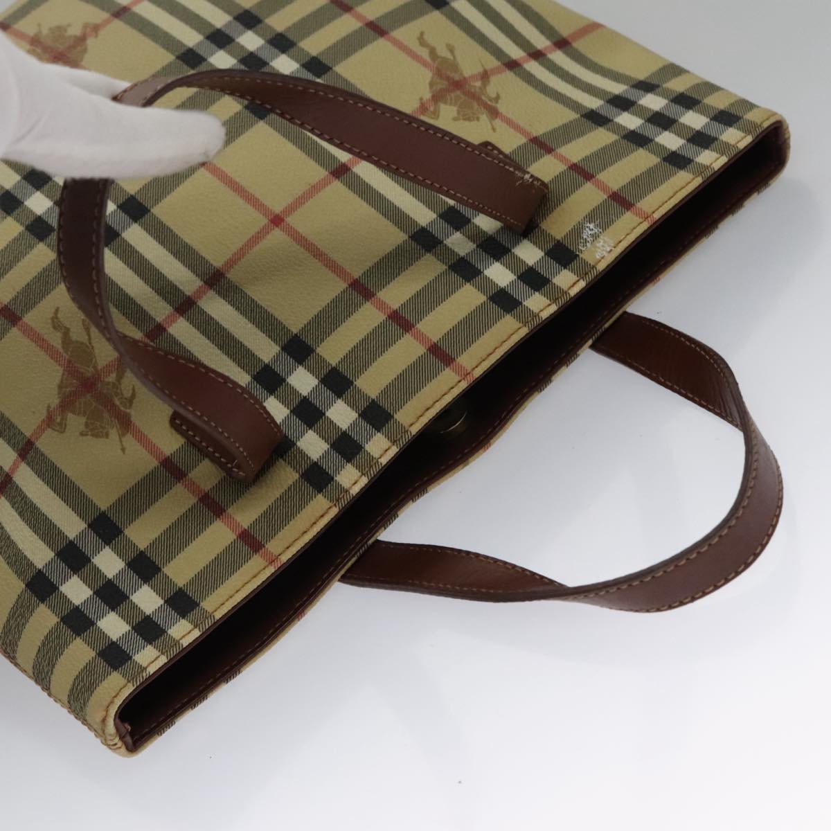 Burberry Brown Canvas Nova Check