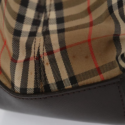 Burberry Brown Canvas Nova Check