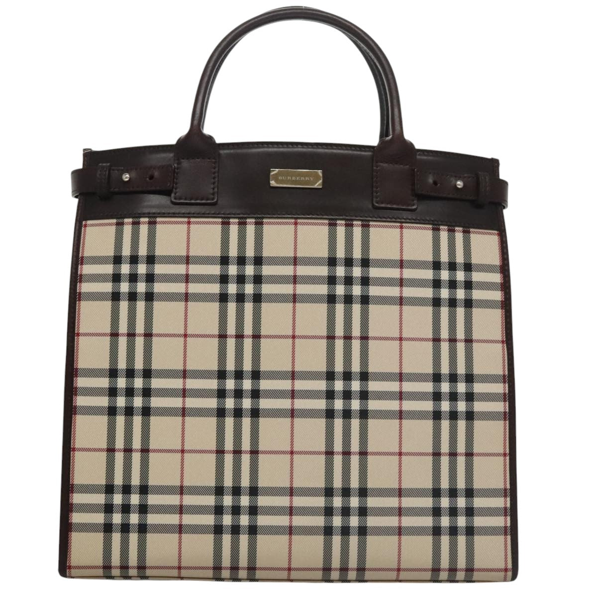 Burberry Brown Canvas Nova Check