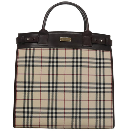 Burberry Brown Canvas Nova Check
