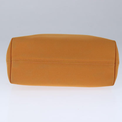 Salvatore Ferragamo Orange Canvas Vara