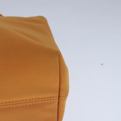 Salvatore Ferragamo Orange Canvas Vara