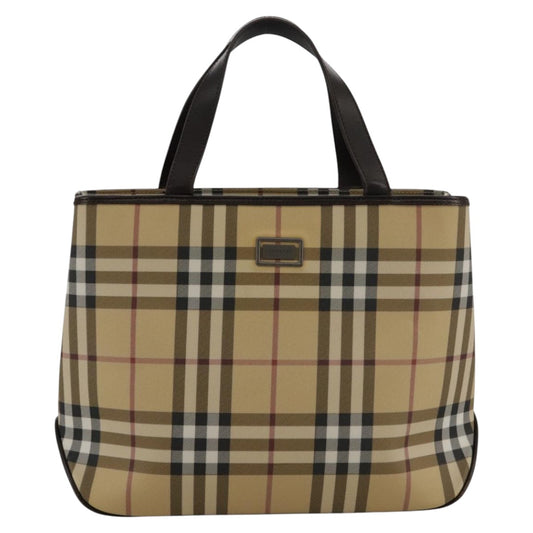 Burberry Brown Canvas Handbag