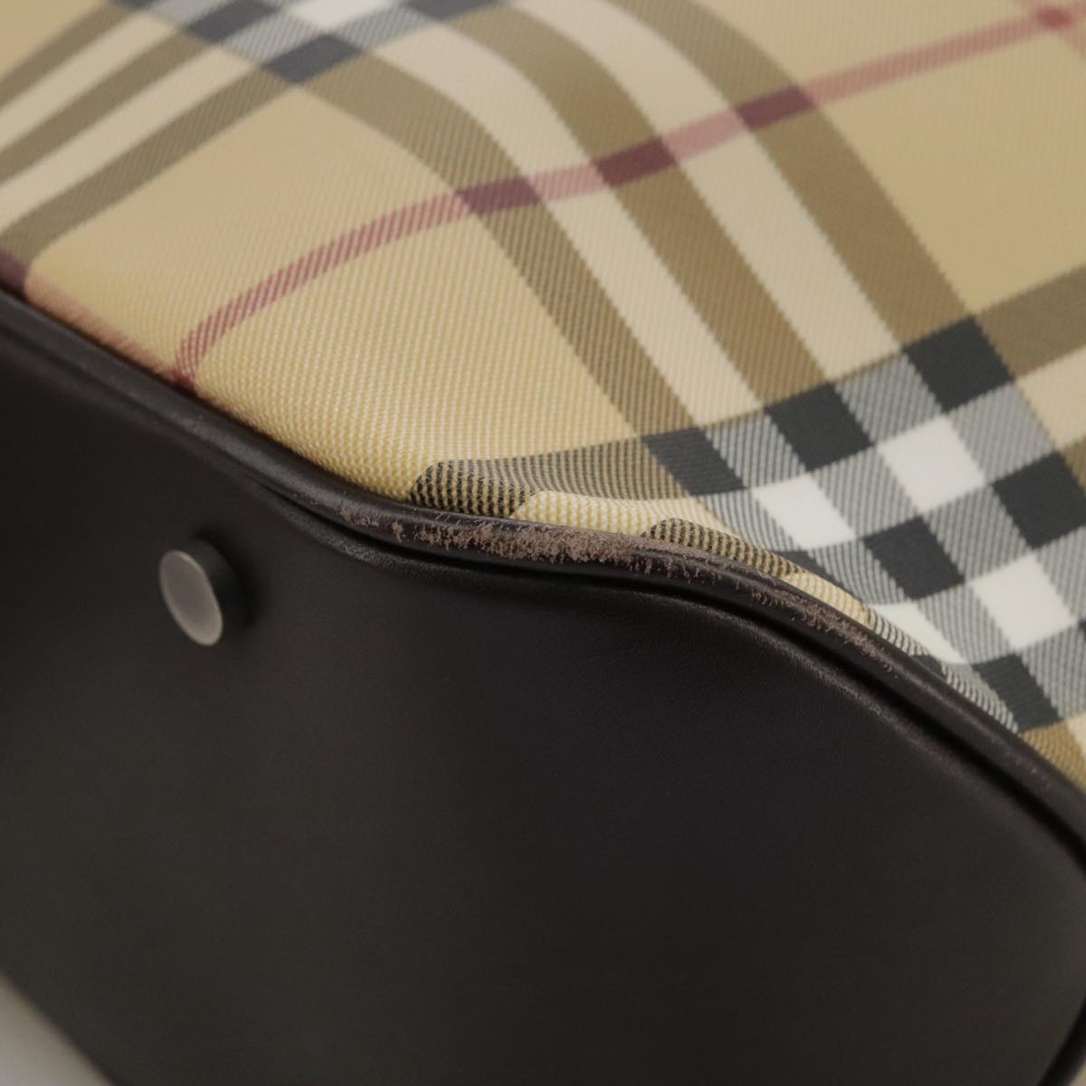 Burberry Brown Canvas Handbag