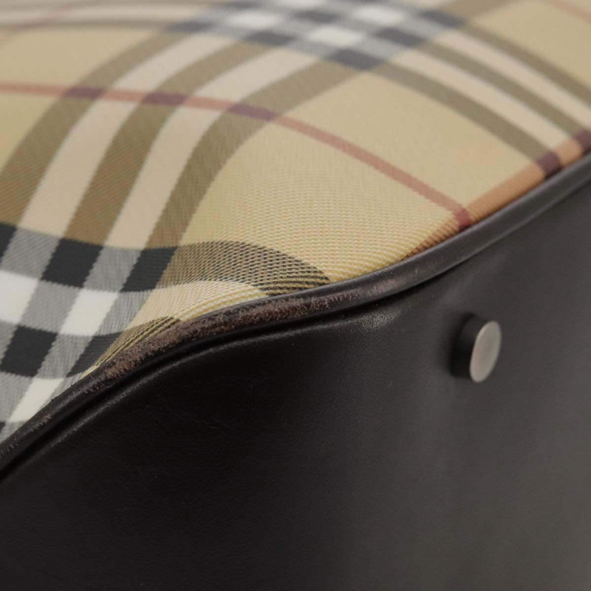 Burberry Brown Canvas Handbag