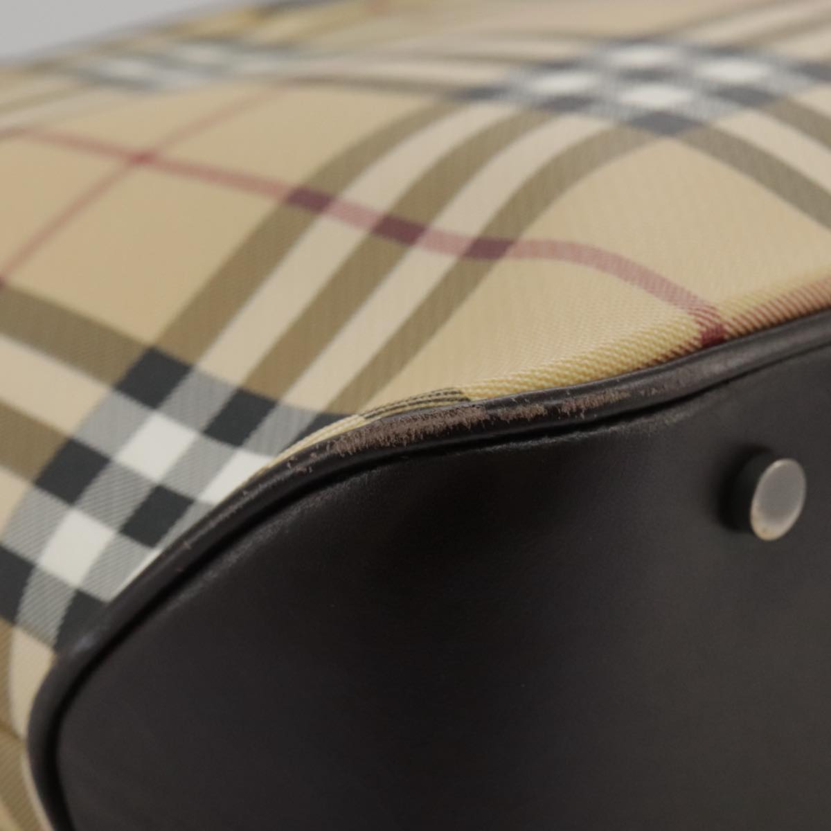 Burberry Brown Canvas Handbag