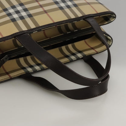 Burberry Brown Canvas Handbag