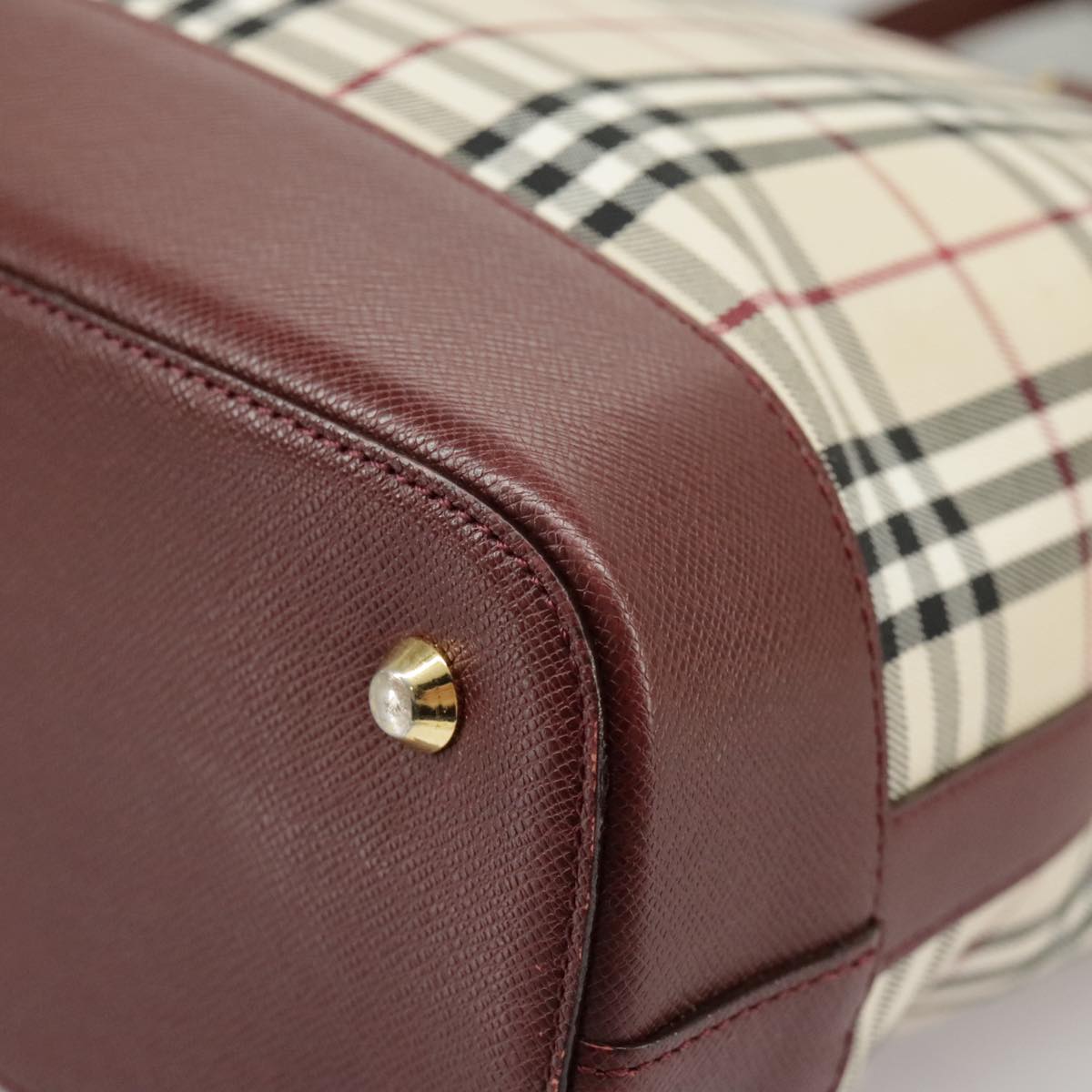 Burberry Brown Canvas Nova Check