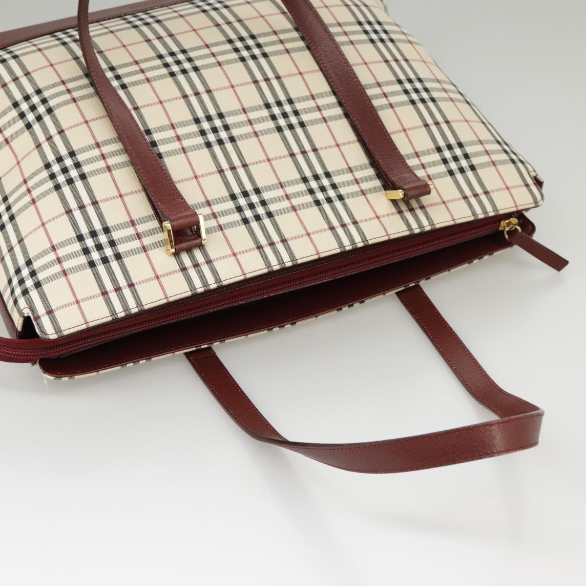 Burberry Brown Canvas Nova Check