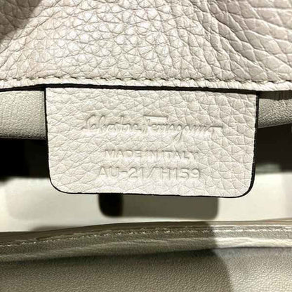 Salvatore Ferragamo Brown Leather Gancini
