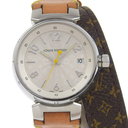 Louis Vuitton White Canvas Tambour