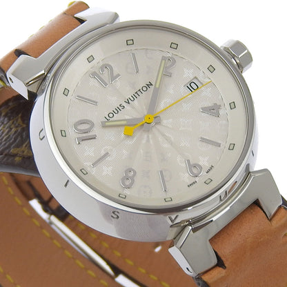 Louis Vuitton White Canvas Tambour
