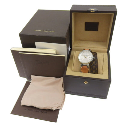 Louis Vuitton White Canvas Tambour