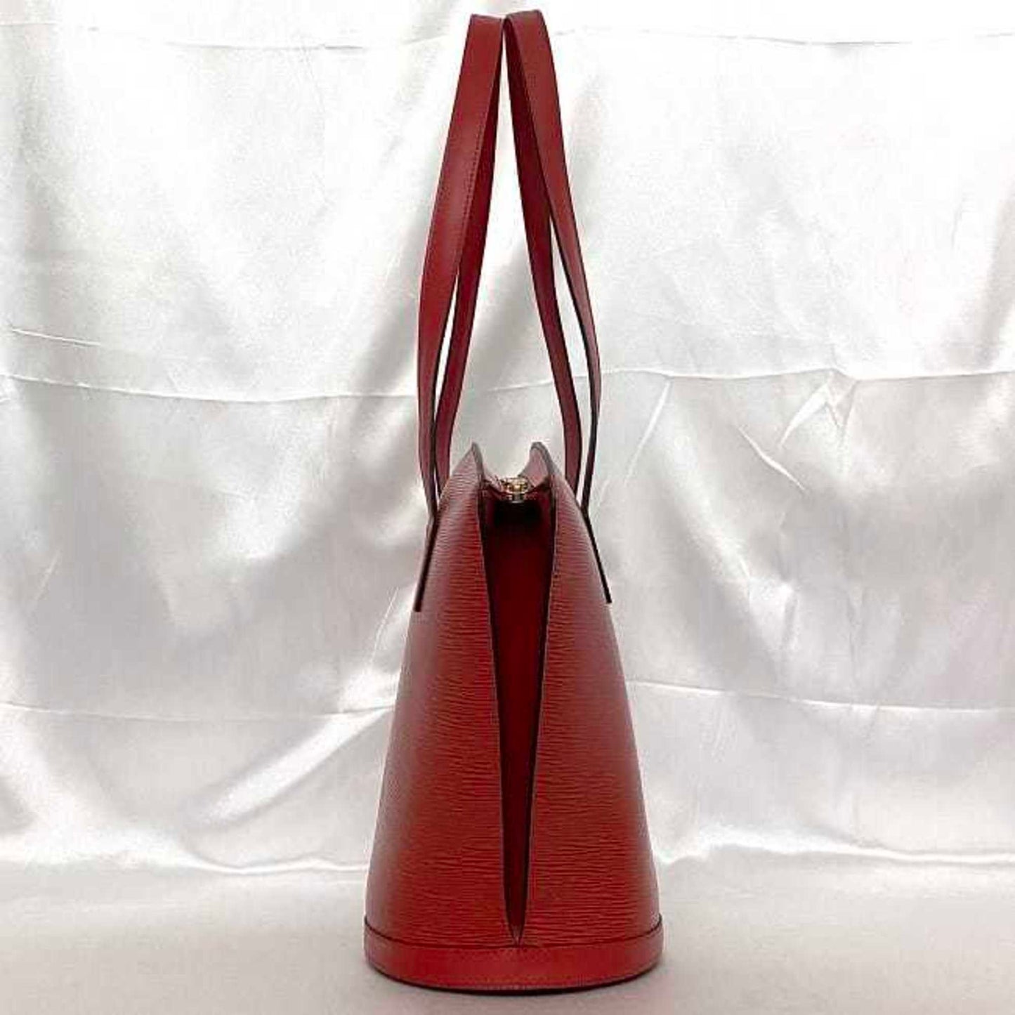 Louis Vuitton Red Leather Saint Jacques