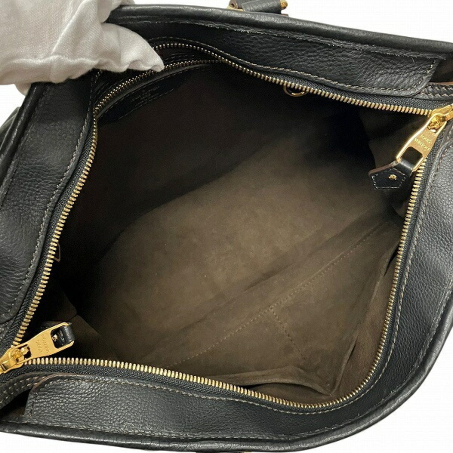 Louis Vuitton Black Leather Stella Pm