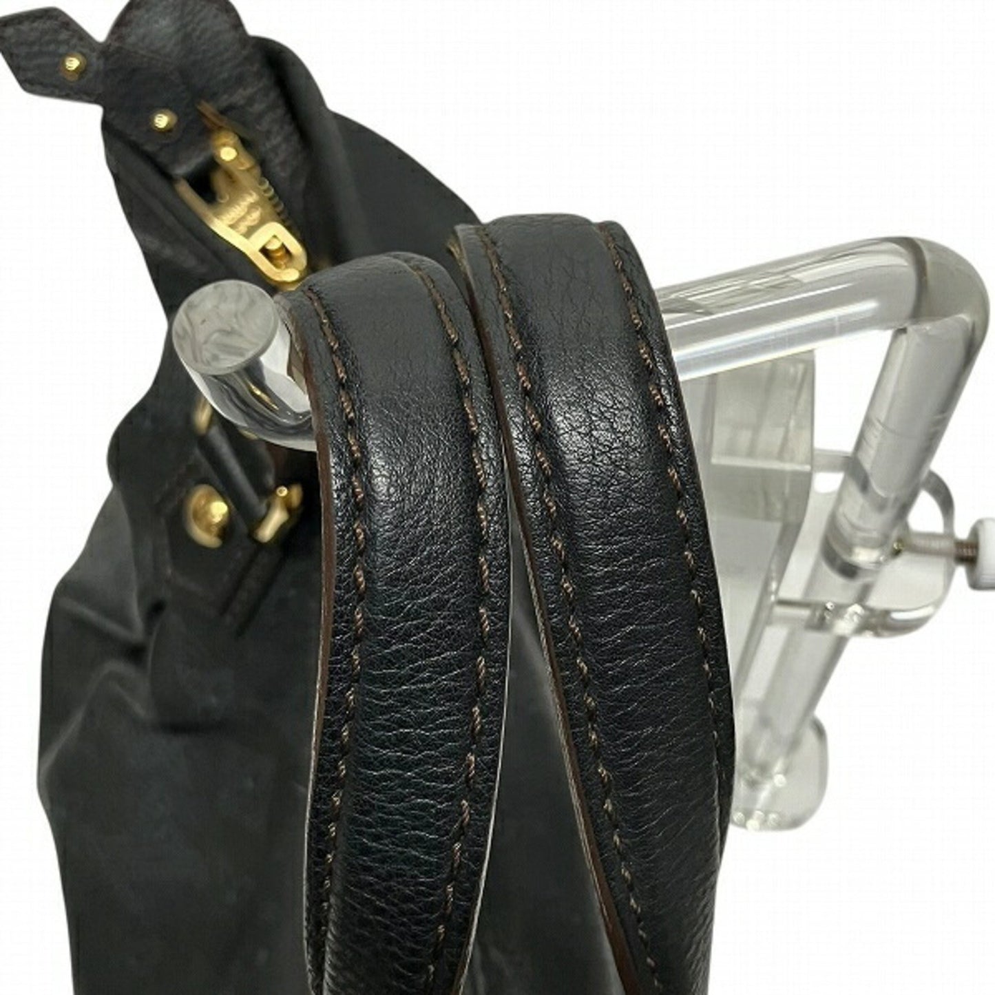 Louis Vuitton Black Leather Stella Pm