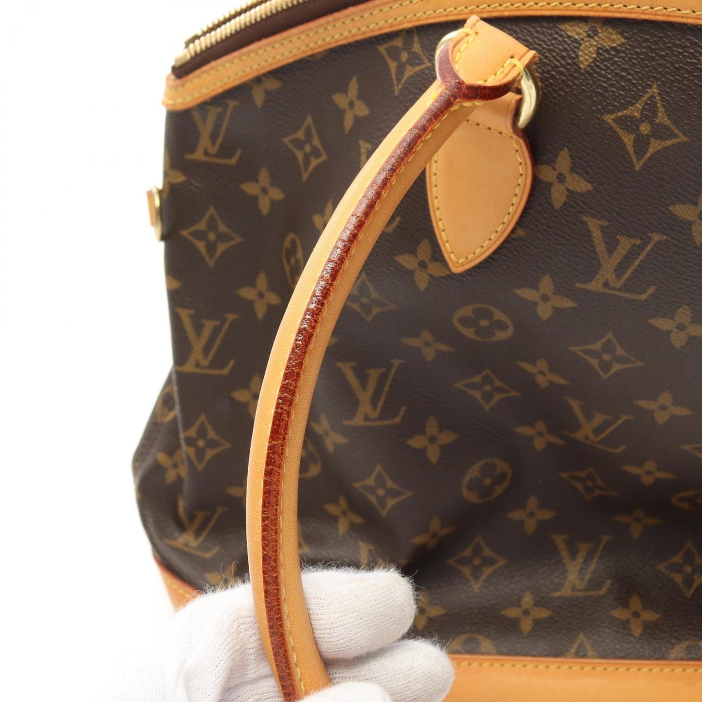 Louis Vuitton Brown Canvas Lockit
