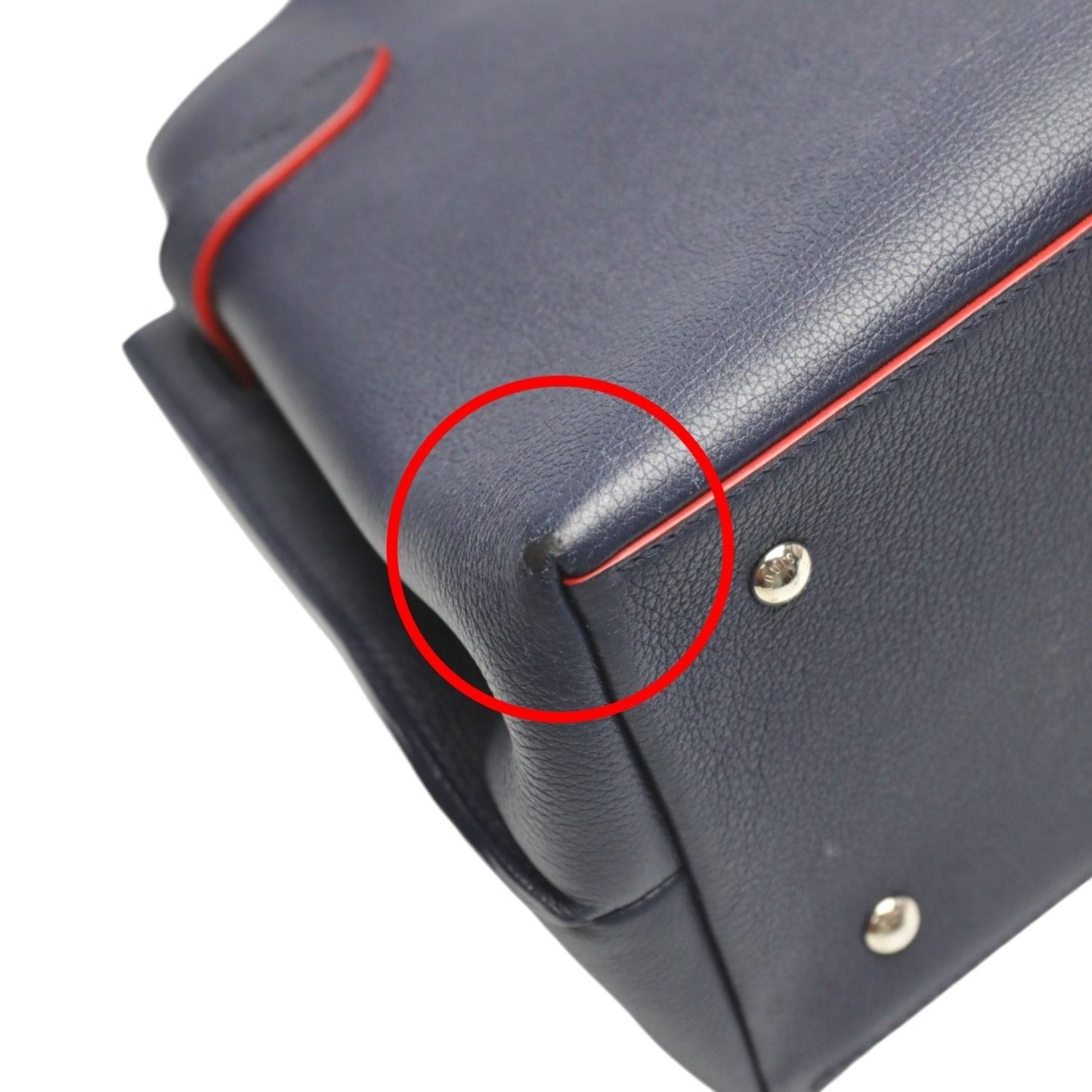Louis Vuitton Blue Leather Lockme