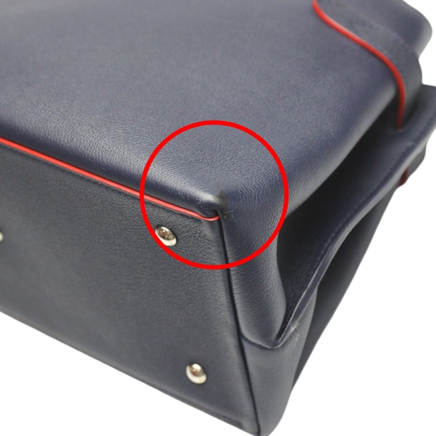 Louis Vuitton Blue Leather Lockme