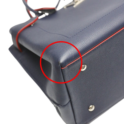 Louis Vuitton Blue Leather Lockme