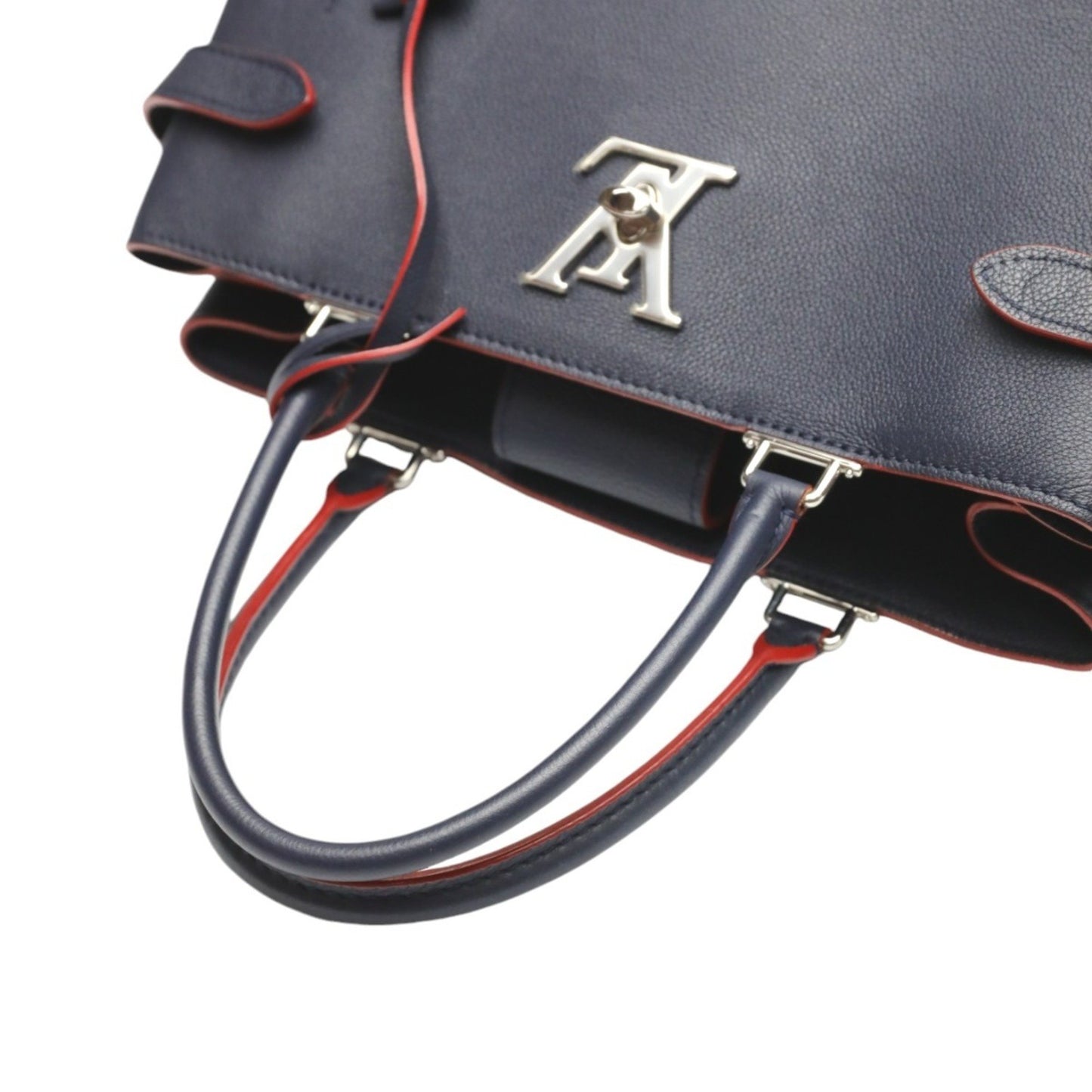 Louis Vuitton Blue Leather Lockme