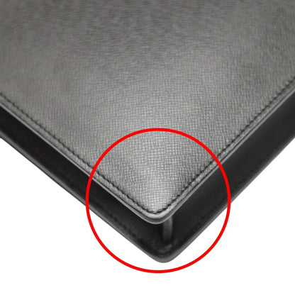 Louis Vuitton Black Leather Attache Case