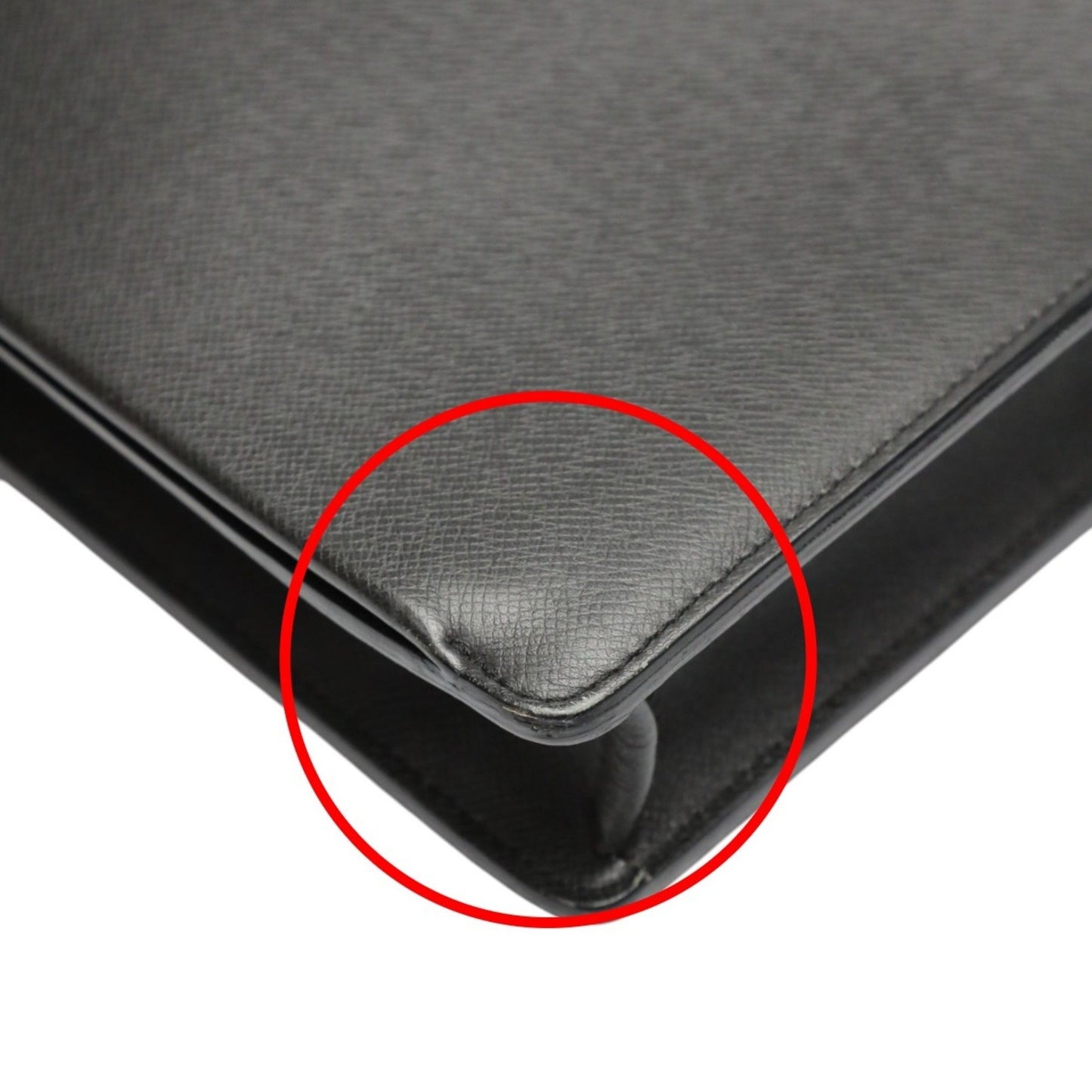 Louis Vuitton Black Leather Attache Case