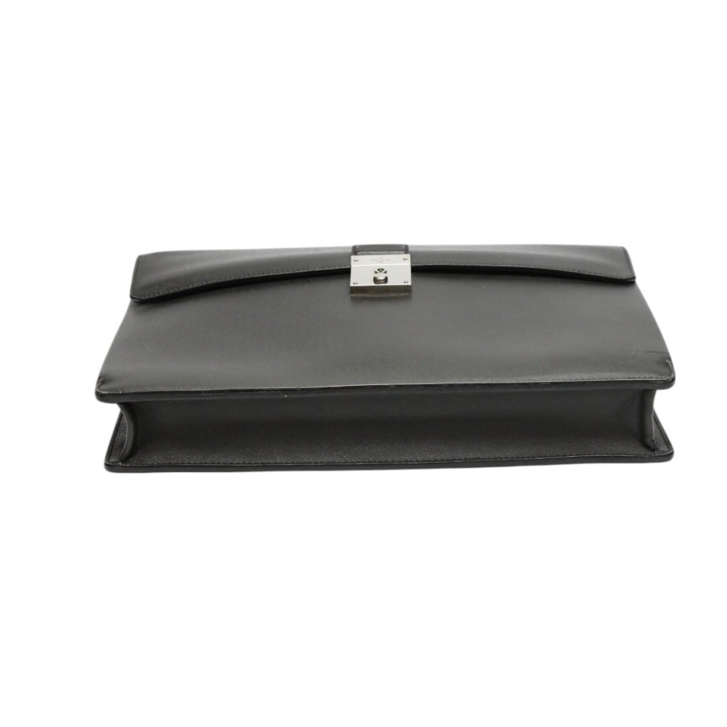 Louis Vuitton Black Leather Attache Case
