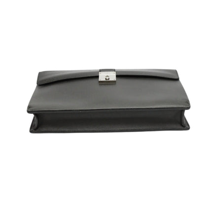 Louis Vuitton Black Leather Attache Case