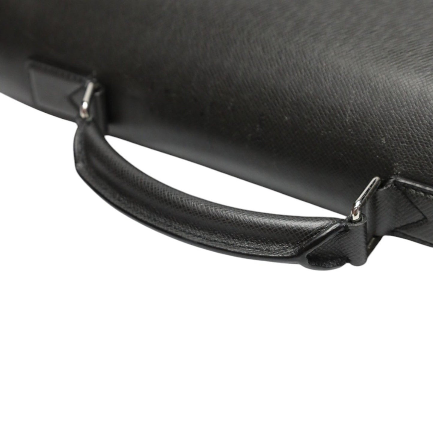 Louis Vuitton Black Leather Attache Case