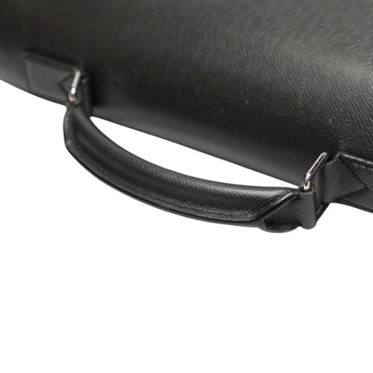 Louis Vuitton Black Leather Attache Case