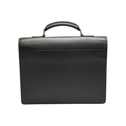 Louis Vuitton Black Leather Attache Case