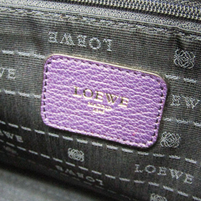 Loewe Purple Leather Handbag