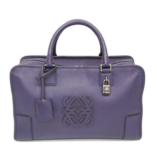 Loewe Purple Leather Handbag