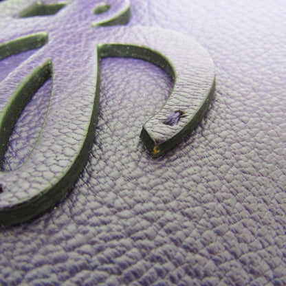 Loewe Purple Leather Handbag