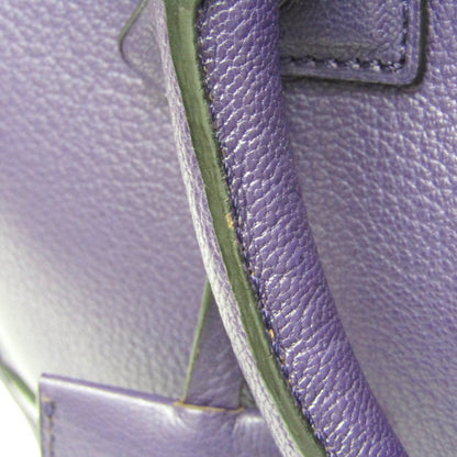 Loewe Purple Leather Handbag