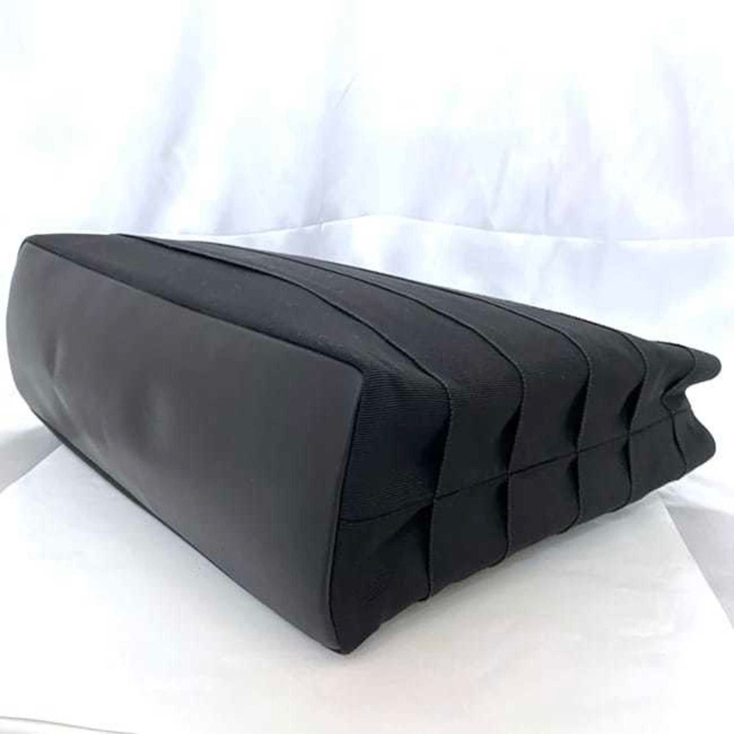 Salvatore Ferragamo Black Canvas Tote