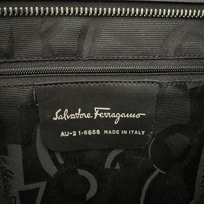 Salvatore Ferragamo Black Canvas Tote