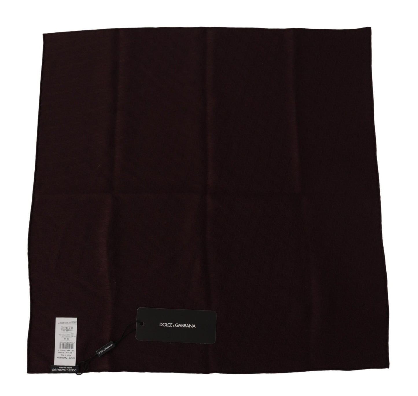 Dolce & Gabbana Elegant Silk Square Men'S Scarf