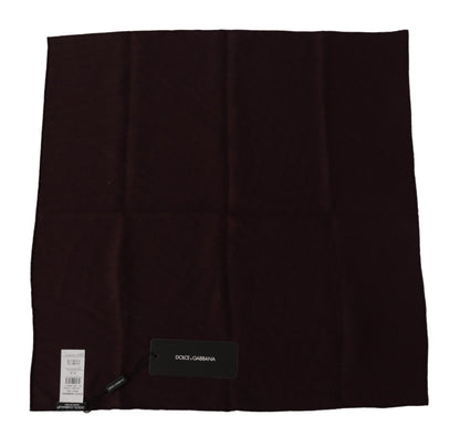 Dolce & Gabbana Elegant Silk Square Men'S Scarf