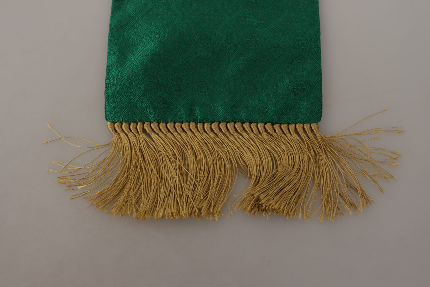 Dolce & Gabbana Elegant Green Silk Blend Men'S Scarf