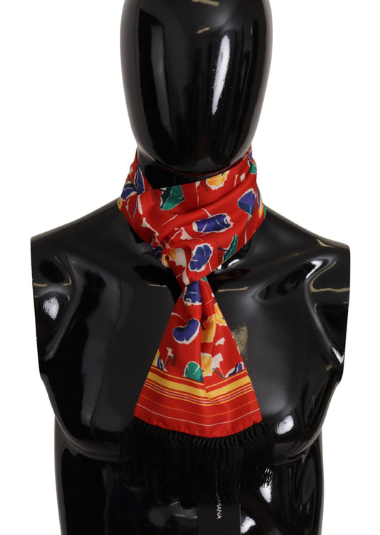 Dolce & Gabbana Elegant Multicolor Silk Men'S Scarf