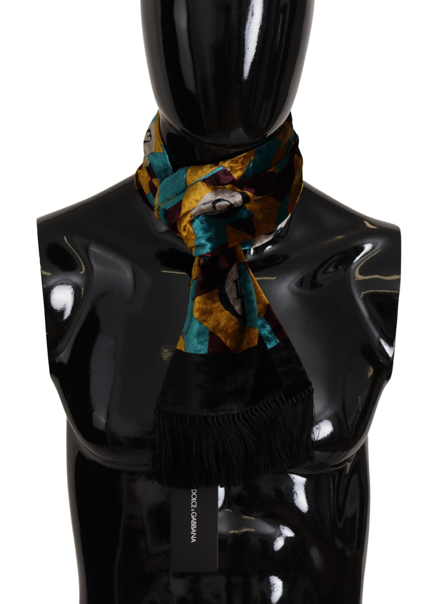 Dolce & Gabbana Elegant Multicolor Silk Blend Men'S Scarf
