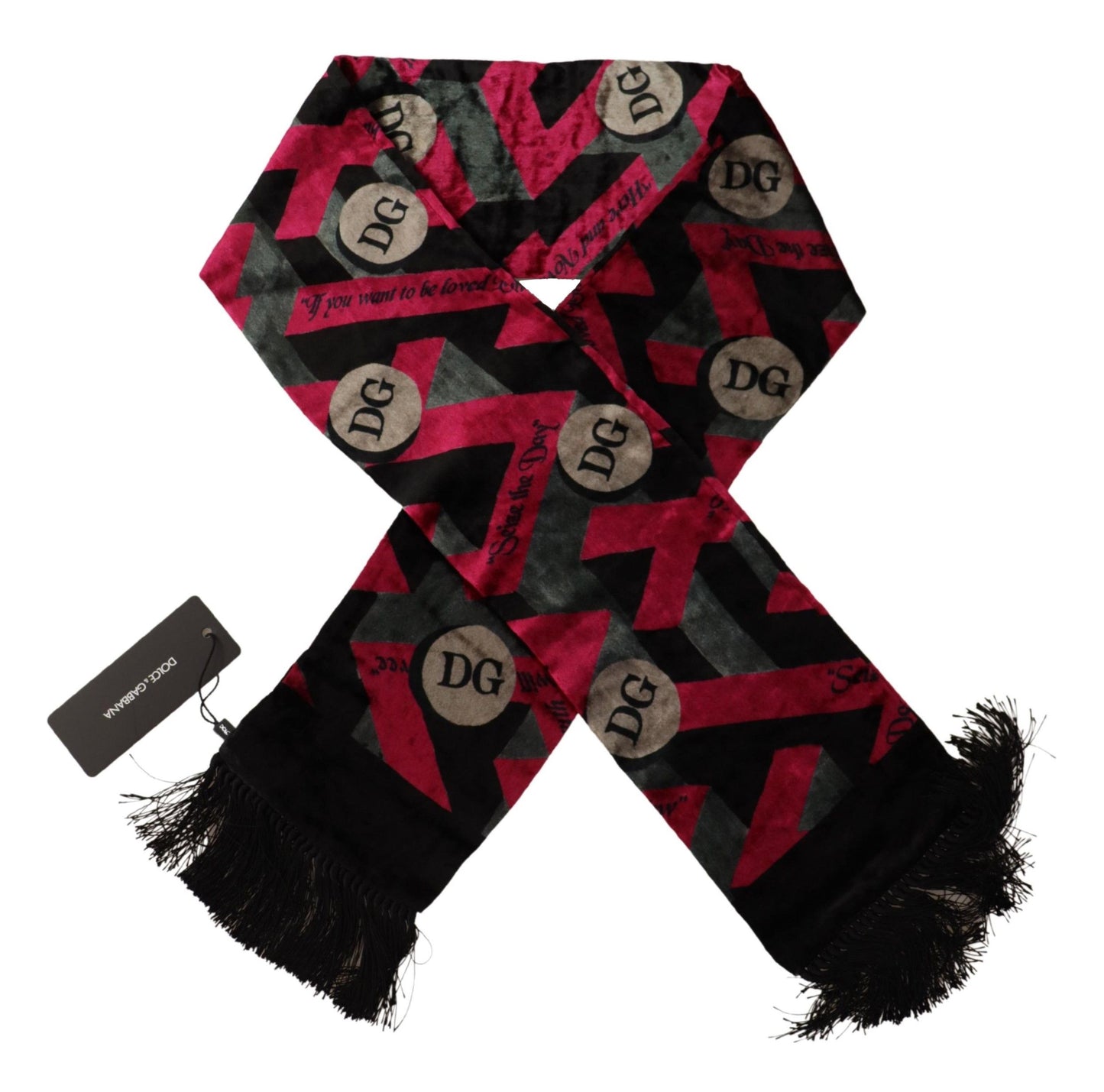 Dolce & Gabbana Elegant Multicolor Viscose Silk Men'S Scarf